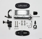 Wilwood HV Tandem M/C Kit w L/H Bracket & Prop Valve - 15/16in Bore Ball Burnished-W/Pushrod - 261-13626-P