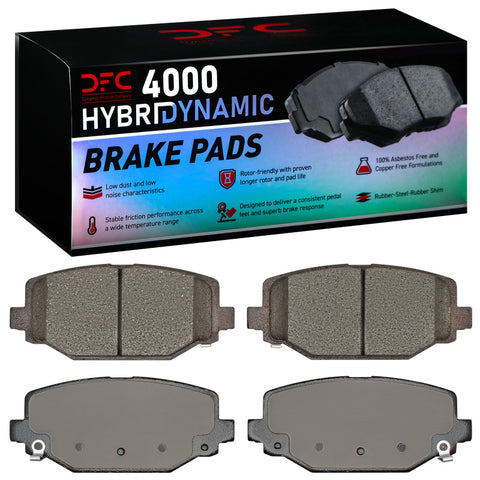 DFC 12-20 Volkswagen Routan Rear 4000 Hybridynamic Brake Pads - 4000-1596-00