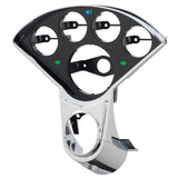 Autometer 55-56 Chevy Cars 5-Gauge Dash Panel (Fits One 3-3/8in Tach & Four 2-1/16in Gauges) - 2207