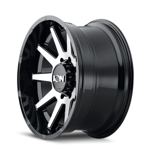 ION Type 143 18x9 / 6x139.7 BP / 0mm Offset / 106mm Hub Black/Machined Wheel - 143-8983BM
