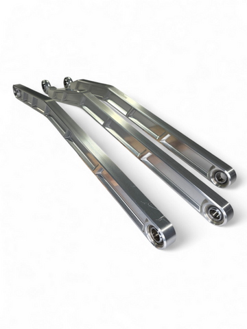 Elektric Offroad 2017+ Can Am Maverick X3 Volt Billet Radius Rods Anodized Clear (RS 72In Model) - SUS210001-C