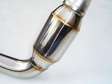 Invidia 02-07 WRX/STi Polished Divorced Waste Gate Downpipe with High Flow Cat - HS05SW1DPC