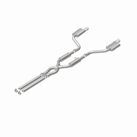 MagnaFlow 11-12 Dodge Charger SRT-8 Hemi Dual Split Rear Exit Stainless Cat-Back Performance Exhaust - 15494