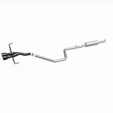 MagnaFlow 2019 Hyundai Veloster 1.6L 2.5in Center Exit Stainless Steel Cat-Back Exhaust w/Blk Tips - 19455