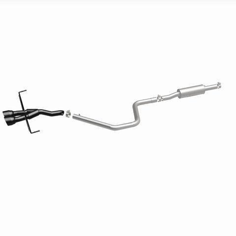 MagnaFlow 2019 Hyundai Veloster 1.6L 2.5in Center Exit Stainless Steel Cat-Back Exhaust w/Blk Tips - 19455