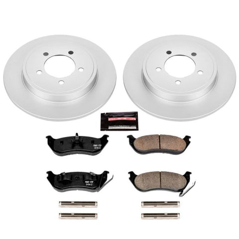 Power Stop 06-10 Ford Explorer Rear Z17 Evolution Geomet Coated Brake Kit - CRK1929