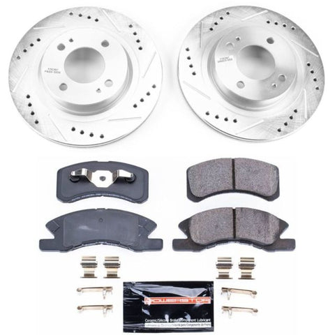 Power Stop 17-18 Mitsubishi Mirage Front Z23 Evolution Sport Brake Kit - K7894