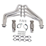 BBK 10-15 Camaro LS3 L99 Long Tube Exhaust Headers With Converters - 1-3/4 Silver Ceramic - 40210