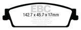 EBC 15+ Cadillac Escalade 6.2 2WD Ultimax2 Rear Brake Pads - UD1707