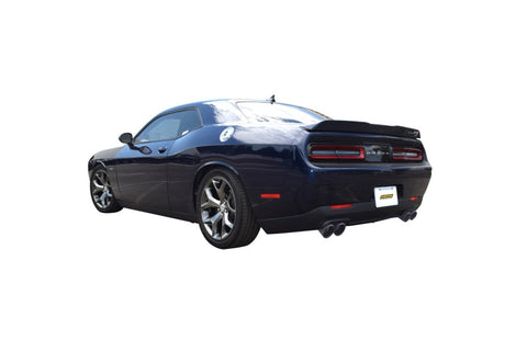 Gibson 15-16 Dodge Challenger R/T 5.7L 2.5in Cat-Back Dual Exhaust - Black Elite (Ceramic) - 617009-B