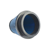Injen NanoWeb Dry Air Filter 4in Flange ID / 5.5in Base / 5.4in Height / 4in Top - X-1128-BB