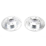 Power Stop 11-16 Mini Cooper Countryman Rear Evolution Drilled & Slotted Rotors - Pair - EBR1412XPR