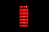 ANZO 2003-2009 Hummer H2 LED Taillights Red/Clear - 311068