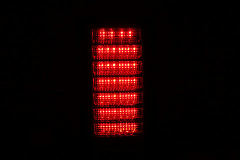 ANZO 2003-2009 Hummer H2 LED Taillights Red/Clear - 311068