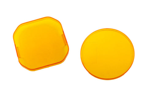 Diode Dynamics SS3 LED Pod Cover Round - Yellow - DD6268