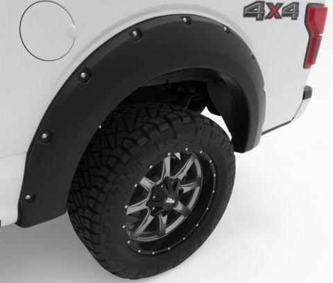 Bushwacker 18-19 Ford F-150 Pocket Style Flares 4 pc - Oxford White - 20945-12