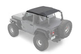 Bestop 18-23 Jeep Wrangler JL 2-Door Header Safari Cable Style Bikini (Black Diamond) - 52607-35