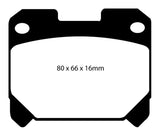 EBC 93-98 Toyota Supra 3.0 Twin Turbo Redstuff Rear Brake Pads - DP31005C