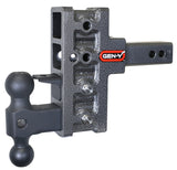 Gen-Y Mega Duty 2in Shank 5in Offset Drop 1.5K TW 10K Hitch w/GH-031 Dual-Ball/GH-032 Pintle Lock - GH-424