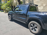 Go Rhino 18-23 Toyota Tacoma 4Door Frame Mount Sliders - Textured Black - FS4429T