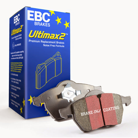 EBC 00 Volkswagen Eurovan 2.8 (ATE) with Wear Leads Ultimax2 Rear Brake Pads - UD877