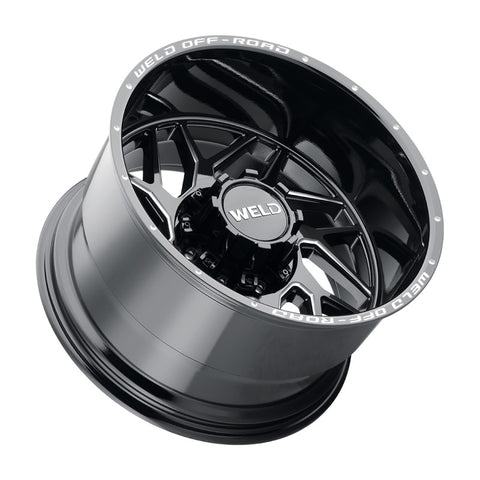 Weld Off-Road W117 20X9 Fulcrum 8X180 ET20 BS5.75 Gloss Black MIL 124.3 - W11709018575
