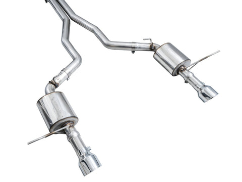AWE Tuning 18-23 Dodge Durango SRT & Hellcat Touring Edition Exhaust - Chrome Silver Tips - 3015-32952
