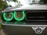Oracle Dodge Challenger 08-14 Halo Kit (NonProjectorHL) - ColorSHIFT w/o Controller - 2240-334