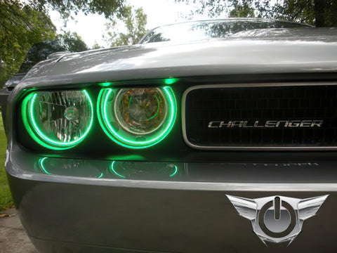 Oracle Dodge Challenger 08-14 Halo Kit (NonProjectorHL) - ColorSHIFT w/o Controller - 2240-334