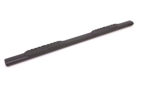 Lund 07-17 Chevy Silverado 1500 Ext. Cab 5in. Oval Straight Steel Nerf Bars - Black - 24079004