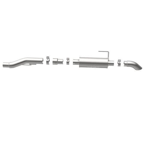MagnaFlow Cat-Back, SS, 2.5/3in, Turn Down In Front Rear Tire 2015 Ford F150 5.0L V8 Ext Cab - 19083