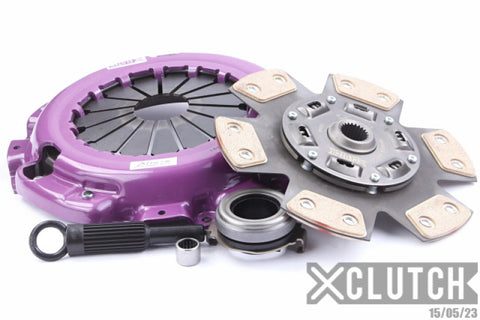 XClutch 87-91 Mazda RX-7 Turbo 1.3L Stage 2R Extra HD Sprung Ceramic Clutch Kit - XKMZ24004-1R