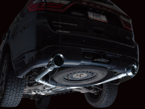 AWE Tuning 11-24 Dodge Durango 5.7L Track Edition Exhaust w/ Chrome Silver Tips - 3020-32575
