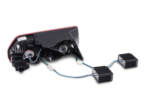 Raxiom 08-14 Dodge Challenger LED Tail Lights- Chrome Housing - Red/Clear Lens - CH3005