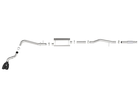 aFe Vulcan Series 3in 304SS Exhaust Cat-Back w/Blk Tip 2019 GM Silverado/Sierra 1500 V6-4.3L/V8-5.3L - 49-34106-B