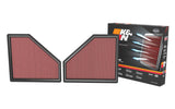 K&N 20-22 BMW M3 L6 3.0L F/I Replacement Air Filter - 33-3171