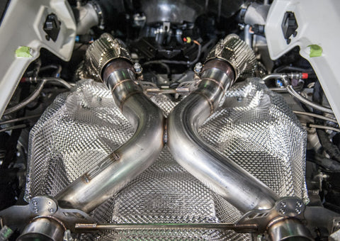 AWE Tuning McLaren 650S Performance Exhaust - Machined Tips - 3010-32022
