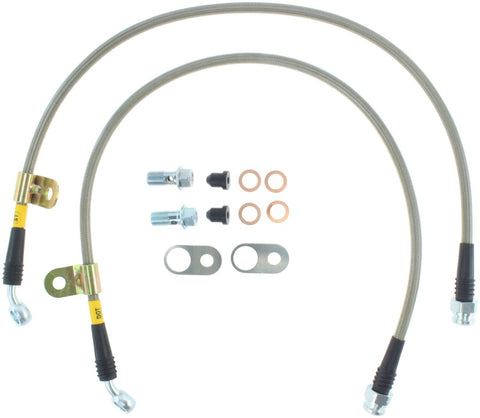StopTech 06-15 Mazda Miata Stainless Steel Front Brake Line Kit for 4300 - 950.45007