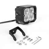 XK Glow XKchrome 20w LED Cube Light w/ RGB Accent Light - Flood Beam - XK065001-FL