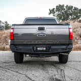 Westin 11-16 Ford F-250/350/450/550 Super Duty Pro-Series Rear Bumper - Textured Black - 58-421205