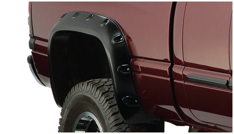 Bushwacker 94-01 Dodge Ram 1500 Fleetside Pocket Style Flares 4pc 78.0/96.0in Bed - Black - 50908-02