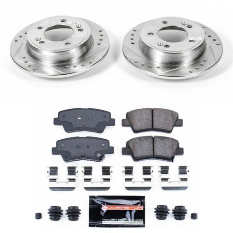 Power Stop 12-17 Hyundai Veloster Rear Z23 Evolution Sport Brake Kit - K6502