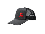 Akrapovic Logo Trucker Cap - Ash Grey / Black Mesh - 802282