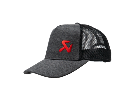 Akrapovic Logo Trucker Cap - Ash Grey / Black Mesh - 802282
