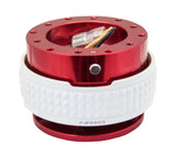 NRG Quick Release Kit - Pyramid Edition - Red Body / Glow In The Dark Pyramid Ring - SRK-210RD/GL