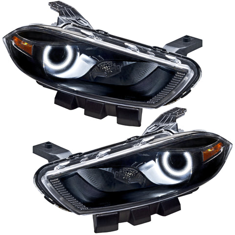 Oracle 13-14 Dodge Dart (HID Style) SMD HL - Black - White - 7142-001