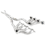 Stainless Works 2009-15 Cadillac CTS-V Headers 2in Primaries High-Flow Cats 3in Leads X-Pipe Factory - CTSV9HCAT