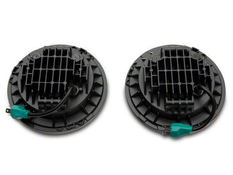 Raxiom 07-18 Jeep Wrangler JK 7-In LED Headlights- Chrome Housing (Clear Lens) - J154697