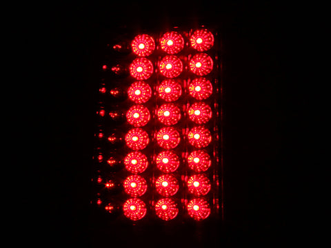ANZO 2008-2015 Ford F-250 LED Taillights Red/Clear - 311050