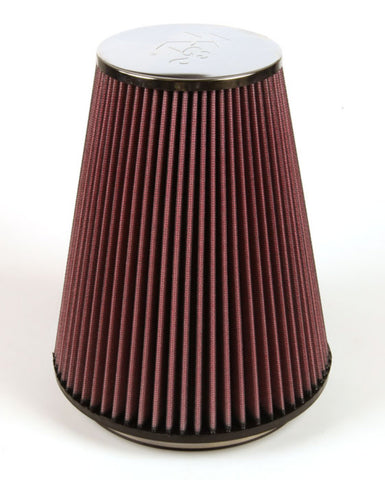 K&N Universal Chrome Filter 6 inch FLG / 7.5 inch Base / 4.5 inch Top / 9 inch Height - RC-5046